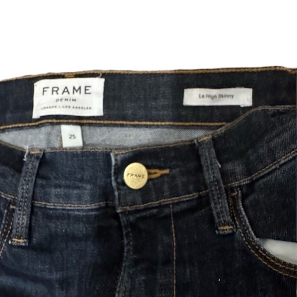 Frame size 25 blue skinny jeans - Picture 6 of 7